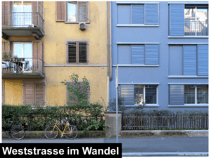 weststrasse im wandel