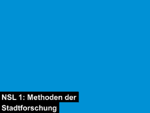 NSL1_Methoden der Stadtforschung