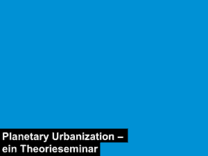 planetary urbanization ein theorieseminar