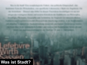 was ist die stadt